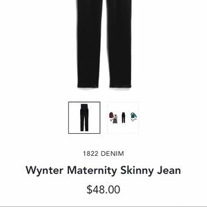 1822 Maternity Skinny Jeans-Black Size 31